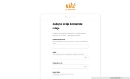 Niké Registrácia